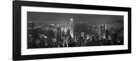 Victoria Harbour and Skyline from the Peak, Hong Kong, China-Michele Falzone-Framed Photographic Print