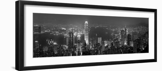 Victoria Harbour and Skyline from the Peak, Hong Kong, China-Michele Falzone-Framed Photographic Print