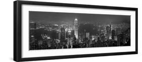 Victoria Harbour and Skyline from the Peak, Hong Kong, China-Michele Falzone-Framed Photographic Print