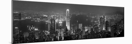 Victoria Harbour and Skyline from the Peak, Hong Kong, China-Michele Falzone-Mounted Photographic Print