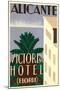 Victoria Hotel, Alicante, Spain-null-Mounted Art Print