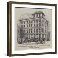 Victoria House, the Residence of the Prince of Wales Whilst in Ottawa-null-Framed Giclee Print