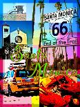 Visit Santa Monica 3-Victoria Hues-Giclee Print