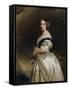 Victoria Ière, reine de Grande-Bretagne et d'Irlande en 1837 - Impératrice des Indes (1819-1901) --Franz Xaver Winterhalter-Framed Stretched Canvas