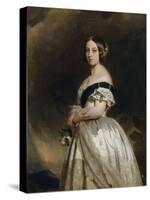 Victoria Ière, reine de Grande-Bretagne et d'Irlande en 1837 - Impératrice des Indes (1819-1901) --Franz Xaver Winterhalter-Stretched Canvas