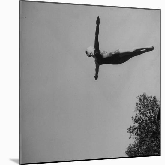 Victoria Manalo Draves Diving Like a Swan-John Florea-Mounted Premium Photographic Print