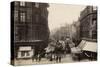 Victoria Market, Manchester (B/W Photo)-Francis Frith-Stretched Canvas