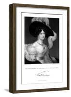 Victoria Mary Louisa, Duchess of Kent, 1832-J Cochran-Framed Giclee Print