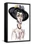Victoria Mary 'Vita' Sackville-West English poet and novelist; caricature-Neale Osborne-Framed Stretched Canvas