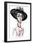 Victoria Mary 'Vita' Sackville-West English poet and novelist; caricature-Neale Osborne-Framed Giclee Print