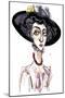 Victoria Mary 'Vita' Sackville-West English poet and novelist; caricature-Neale Osborne-Mounted Giclee Print