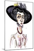 Victoria Mary 'Vita' Sackville-West English poet and novelist; caricature-Neale Osborne-Mounted Giclee Print