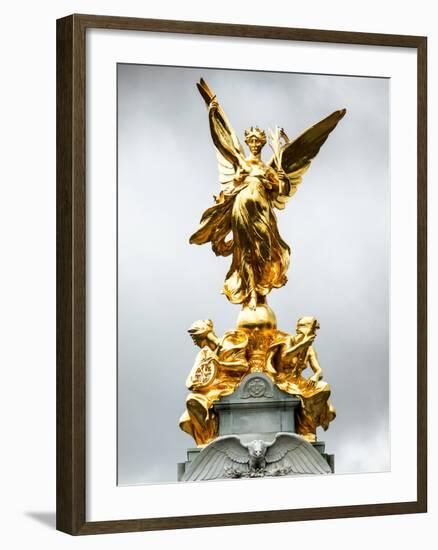 Victoria Memorial at Buckingham Palace - London - UK - England - United Kingdom - Europe-Philippe Hugonnard-Framed Photographic Print