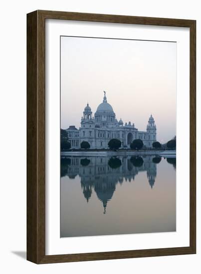 Victoria Memorial, Chowringhee, Kolkata (Calcutta), West Bengal, India, Asia-Bruno Morandi-Framed Photographic Print