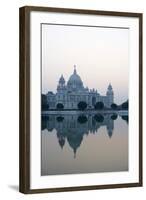 Victoria Memorial, Chowringhee, Kolkata (Calcutta), West Bengal, India, Asia-Bruno Morandi-Framed Photographic Print