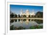 Victoria Memorial, Kolkata , India - Reflection on Water.-Rudra Narayan Mitra-Framed Photographic Print