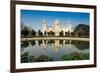 Victoria Memorial, Kolkata , India - Reflection on Water.-Rudra Narayan Mitra-Framed Photographic Print