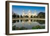 Victoria Memorial, Kolkata , India - Reflection on Water.-Rudra Narayan Mitra-Framed Photographic Print