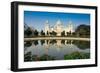 Victoria Memorial, Kolkata , India - Reflection on Water.-Rudra Narayan Mitra-Framed Photographic Print