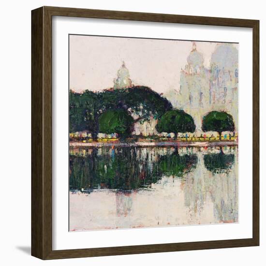 Victoria Memorial, Kolkata-Andrew Gifford-Framed Premium Giclee Print