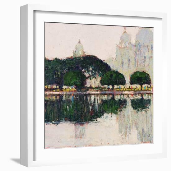 Victoria Memorial, Kolkata-Andrew Gifford-Framed Premium Giclee Print