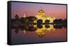 Victoria Memorial-Jon Hicks-Framed Stretched Canvas