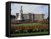 Victoria Monument and Buckingham Palace, London, England, United Kingdom, Europe-Rawlings Walter-Framed Stretched Canvas