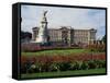 Victoria Monument and Buckingham Palace, London, England, United Kingdom, Europe-Rawlings Walter-Framed Stretched Canvas