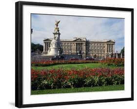 Victoria Monument and Buckingham Palace, London, England, United Kingdom, Europe-Rawlings Walter-Framed Photographic Print