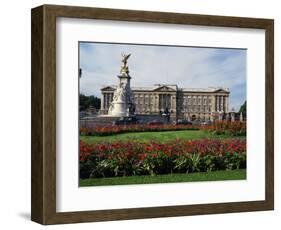 Victoria Monument and Buckingham Palace, London, England, United Kingdom, Europe-Rawlings Walter-Framed Photographic Print