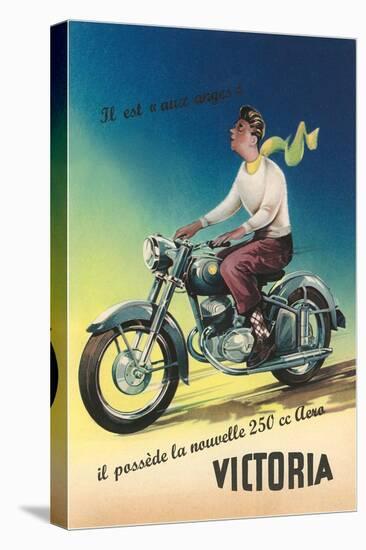 Victoria Motorcycle Advertisement-null-Stretched Canvas