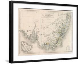 Victoria New South Wales South Australia-W. Hughes-Framed Photographic Print