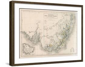 Victoria New South Wales South Australia-W. Hughes-Framed Photographic Print