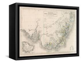 Victoria New South Wales South Australia-W. Hughes-Framed Stretched Canvas