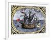 Victoria, One of Magellan's Fleet Which Circumnavigated the Earth, c.1519-1520-null-Framed Giclee Print