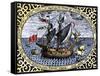 Victoria, One of Magellan's Fleet Which Circumnavigated the Earth, c.1519-1520-null-Framed Stretched Canvas