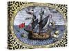 Victoria, One of Magellan's Fleet Which Circumnavigated the Earth, c.1519-1520-null-Stretched Canvas