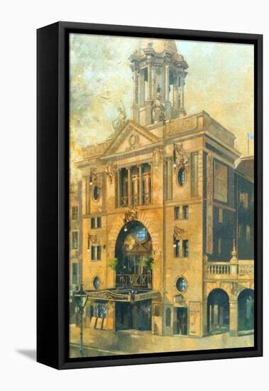 Victoria Palace Theatre-Peter Miller-Framed Stretched Canvas