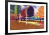 Victoria Park, Bath-Marco Cazzulini-Framed Giclee Print