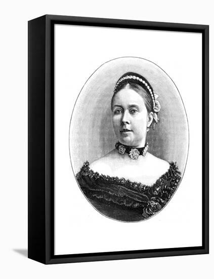 Victoria, Princess Royal, Eldest Daughter of Queen Victoria-Reichard & Lindner-Framed Stretched Canvas