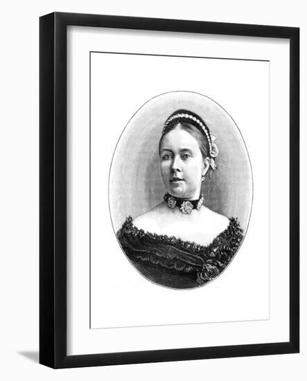 Victoria, Princess Royal, Eldest Daughter of Queen Victoria-Reichard & Lindner-Framed Giclee Print