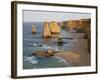 Victoria, Some of Twelve Apostles Standing in Shallow Water, Port Campbell National Park, Australia-Nigel Pavitt-Framed Photographic Print