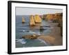 Victoria, Some of Twelve Apostles Standing in Shallow Water, Port Campbell National Park, Australia-Nigel Pavitt-Framed Photographic Print