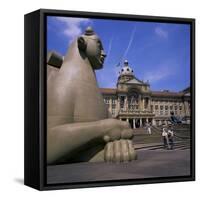 Victoria Square and Council House, Birmingham, West Midlands, England, United Kingdom-Geoff Renner-Framed Stretched Canvas