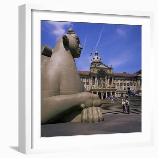 Victoria Square and Council House, Birmingham, West Midlands, England, United Kingdom-Geoff Renner-Framed Photographic Print