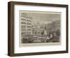 Victoria Square at Montreal, with the Statue of Her Majesty, Recently Erected-Percy William Justyne-Framed Giclee Print