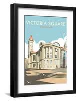 Victoria Square, Birmingham - Dave Thompson Contemporary Travel Print-Dave Thompson-Framed Art Print