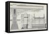 Victoria Station and Pimlico Railway Bridge over the Thames (engraving)-European School-Framed Stretched Canvas