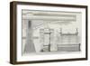 Victoria Station and Pimlico Railway Bridge over the Thames (engraving)-European School-Framed Giclee Print