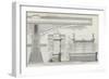 Victoria Station and Pimlico Railway Bridge over the Thames (engraving)-European School-Framed Giclee Print